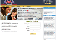 Desktop Screenshot of americanmerchantadvance.com